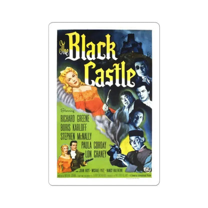 THE BLACK CASTLE 1952 Movie Poster - STICKER Vinyl Kiss-Cut Decal - The Sticker Space