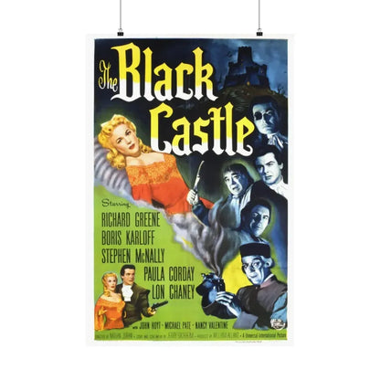 THE BLACK CASTLE 1952 - Paper Movie Poster 24″ x 36″ Matte - The Sticker Space