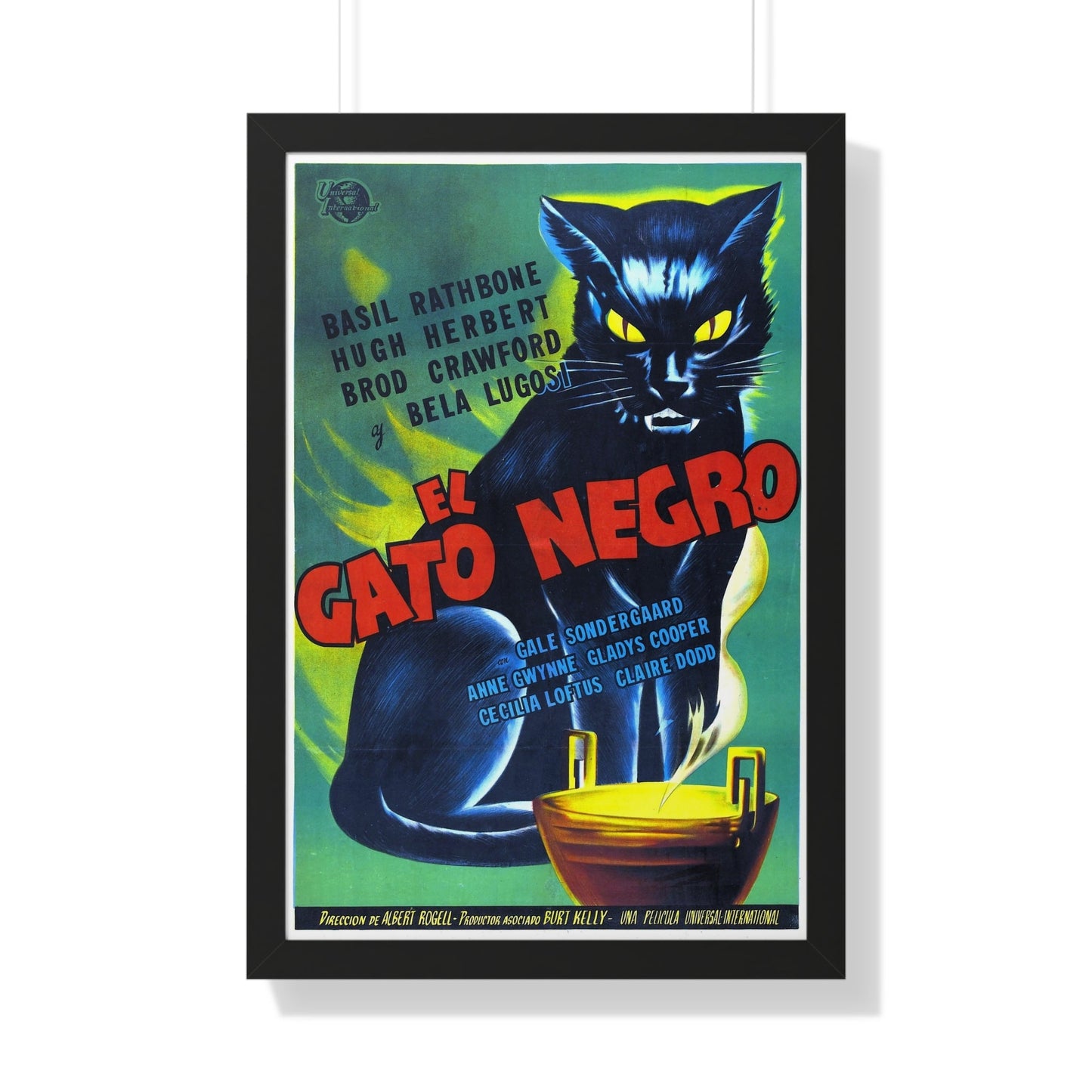 THE BLACK CAT 1941 - Framed Movie Poster-20" x 30"-The Sticker Space