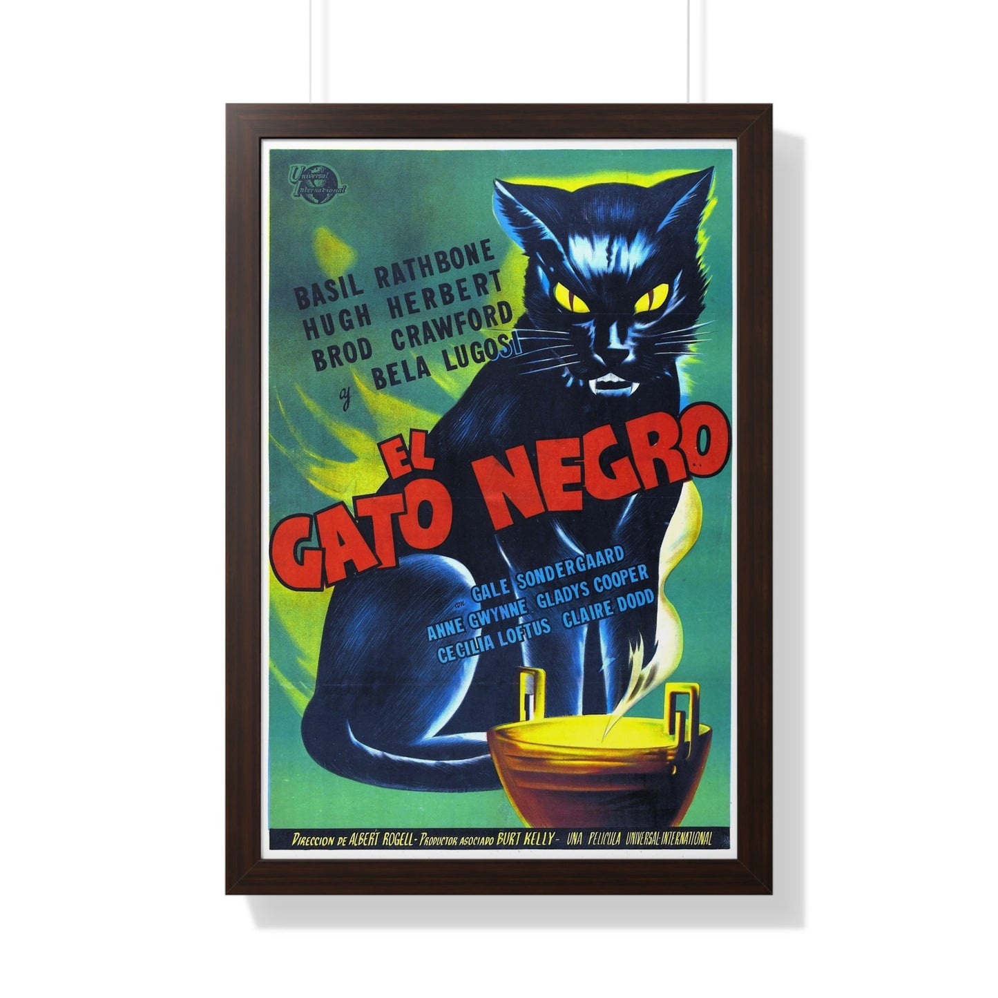 THE BLACK CAT 1941 - Framed Movie Poster-20" x 30"-The Sticker Space