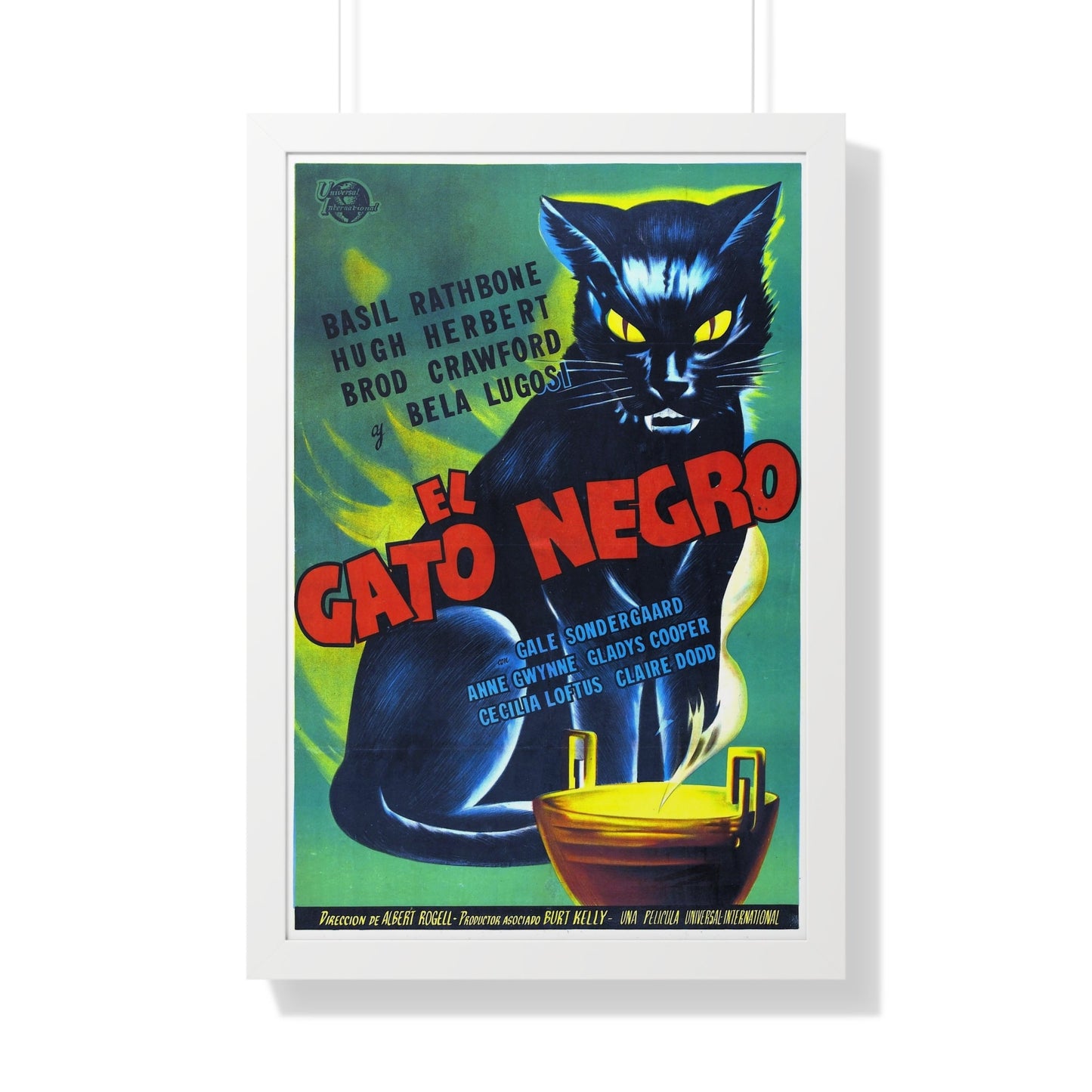 THE BLACK CAT 1941 - Framed Movie Poster-20" x 30"-The Sticker Space