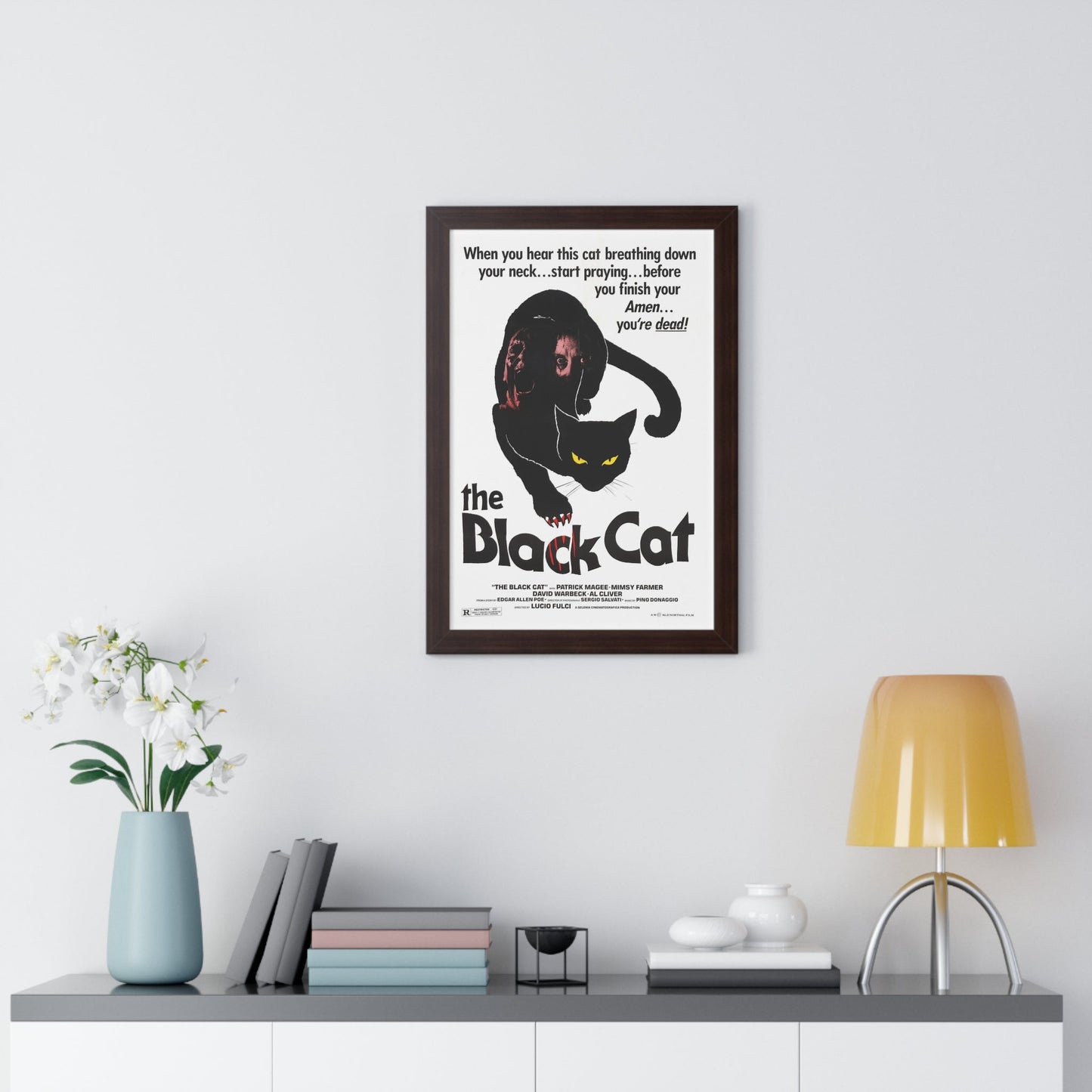 THE BLACK CAT 1981 - Framed Movie Poster-The Sticker Space