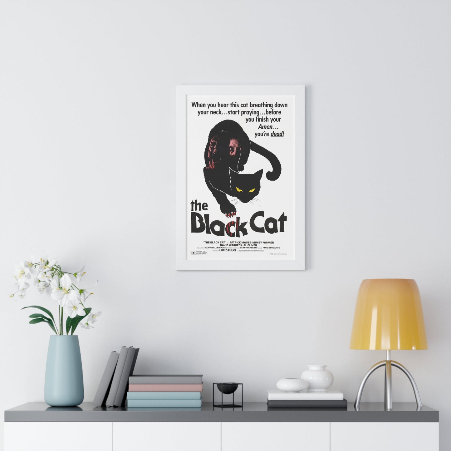 THE BLACK CAT 1981 - Framed Movie Poster-The Sticker Space