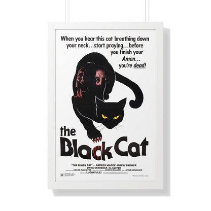 THE BLACK CAT 1981 - Framed Movie Poster-20" x 30"-The Sticker Space