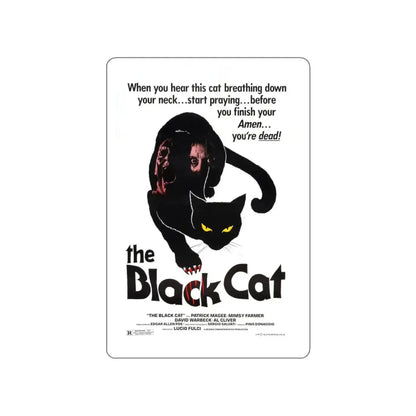 THE BLACK CAT 1981 Movie Poster STICKER Vinyl Die-Cut Decal 5 Inch - The Sticker Space
