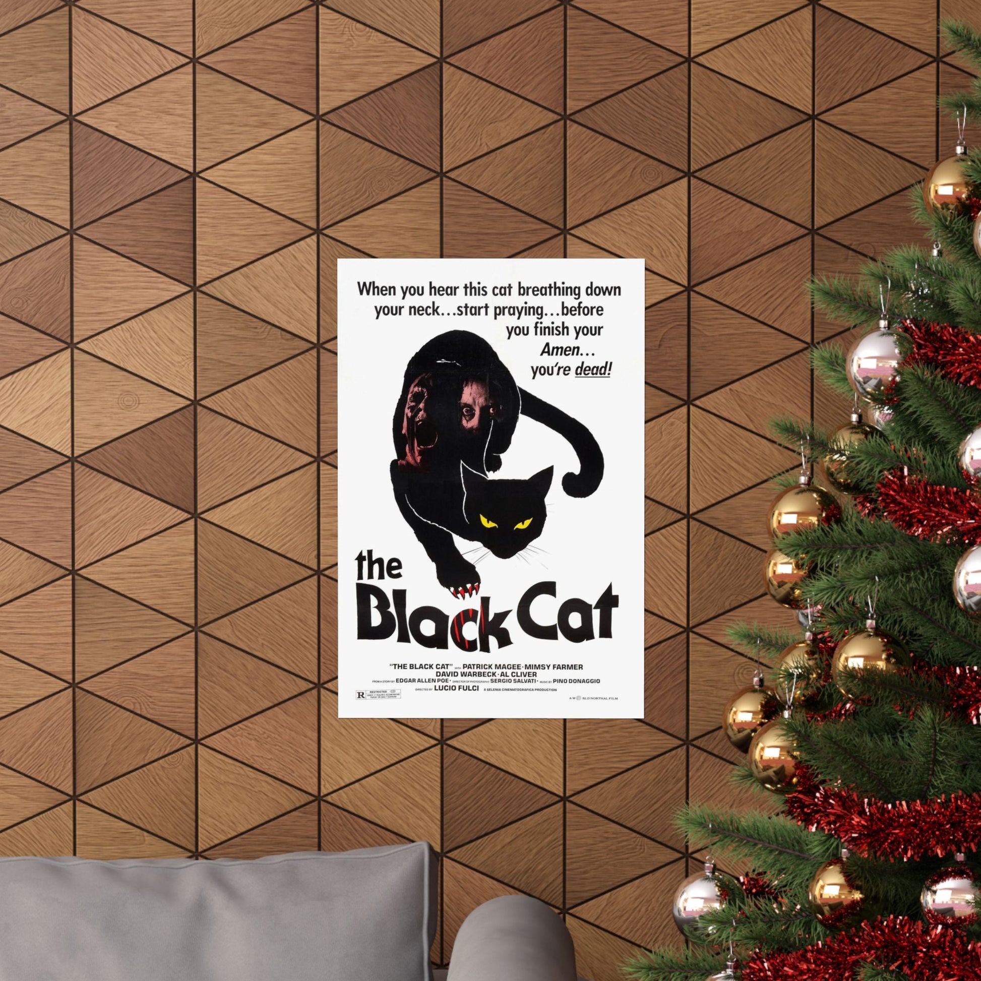 THE BLACK CAT 1981 - Paper Movie Poster-The Sticker Space