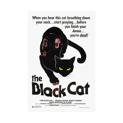THE BLACK CAT 1981 - Paper Movie Poster - The Sticker Space