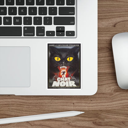 THE BLACK CAT (FRENCH) 1981 Movie Poster STICKER Vinyl Die-Cut Decal-The Sticker Space