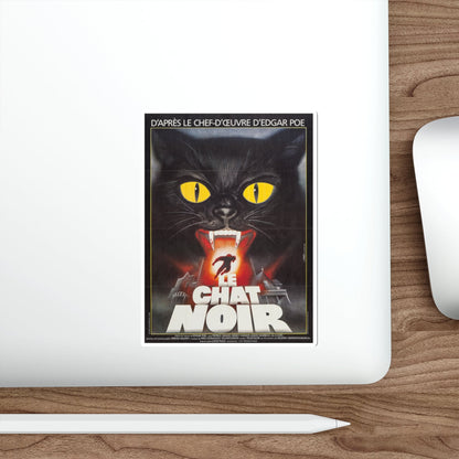 THE BLACK CAT (FRENCH) 1981 Movie Poster STICKER Vinyl Die-Cut Decal-The Sticker Space