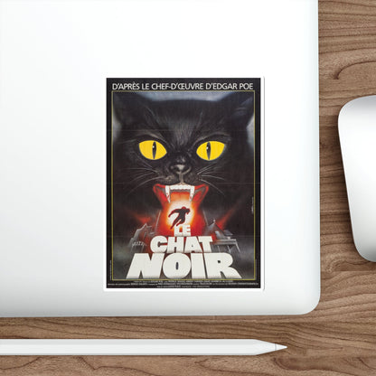 THE BLACK CAT (FRENCH) 1981 Movie Poster STICKER Vinyl Die-Cut Decal-The Sticker Space