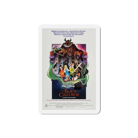 The Black Cauldron 1985 Movie Poster Refrigerator Magnet 2 Inch - The Sticker Space