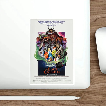 The Black Cauldron 1985 Movie Poster STICKER Vinyl Die-Cut Decal - The Sticker Space