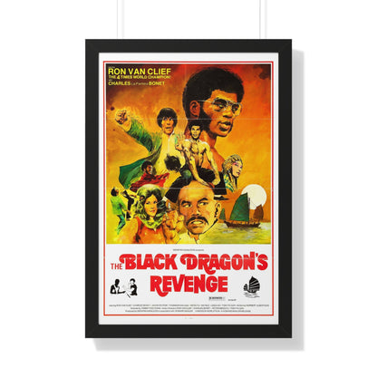 THE BLACK DRAGON'S REVENGE 1975 - Framed Movie Poster-20" x 30"-The Sticker Space