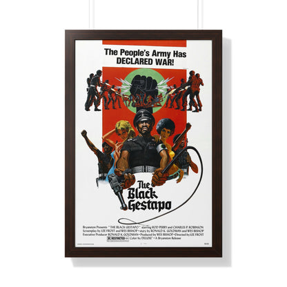 THE BLACK GESTAPO 1975 - Framed Movie Poster-20" x 30"-The Sticker Space