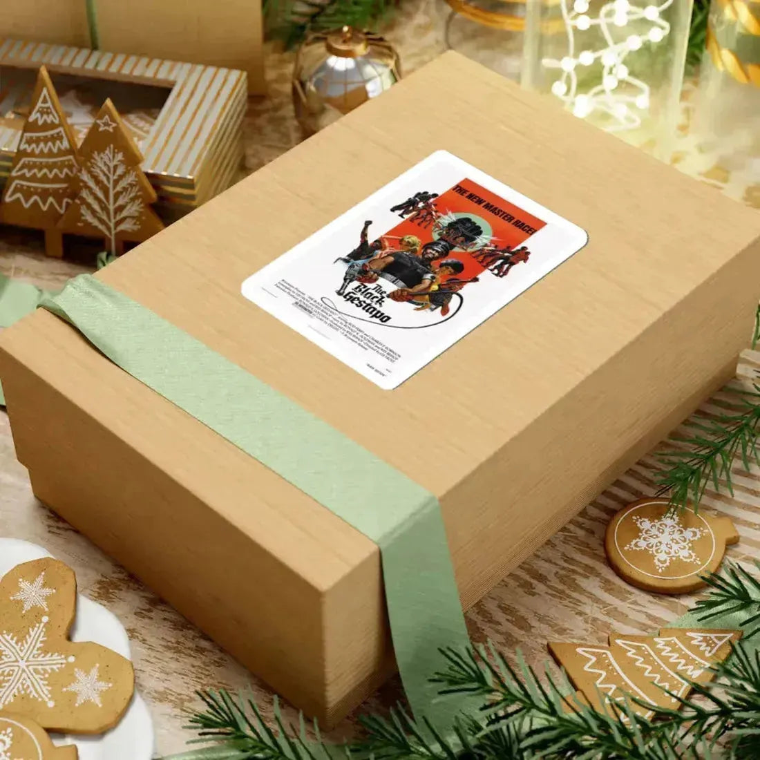 The Black Gestapo 1975 Movie Poster - STICKER Vinyl Kiss-Cut Decal - The Sticker Space