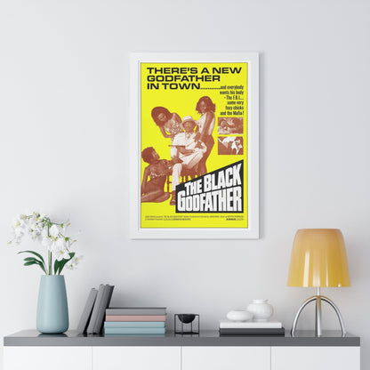 THE BLACK GODFATHER 1974 - Framed Movie Poster-The Sticker Space