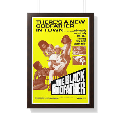 THE BLACK GODFATHER 1974 - Framed Movie Poster-20" x 30"-The Sticker Space