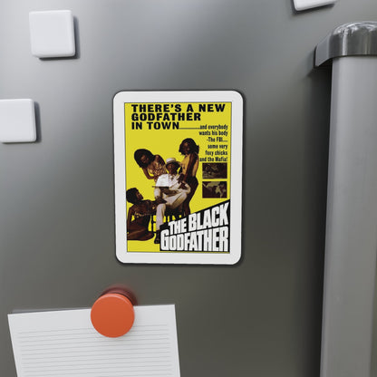 The Black Godfather 1974 Movie Poster Die-Cut Magnet-The Sticker Space