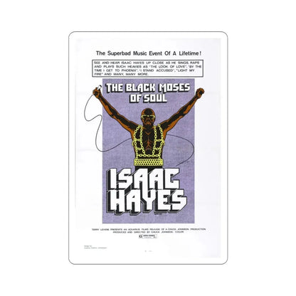 The Black Moses of Soul 1973 Movie Poster STICKER Vinyl Die-Cut Decal 3 Inch - The Sticker Space