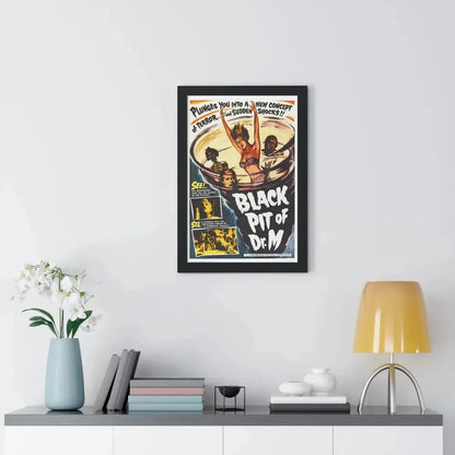 THE BLACK PIT OF DR. M 1959 - Framed Movie Poster - The Sticker Space