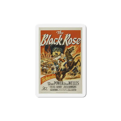 The Black Rose 1950 Movie Poster Refrigerator Magnet 5 Inch - The Sticker Space