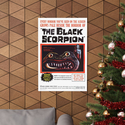 THE BLACK SCORPION 1957 - Paper Movie Poster-The Sticker Space