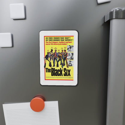 THE BLACK SIX 1974 Movie Poster - Refrigerator Magnet-The Sticker Space