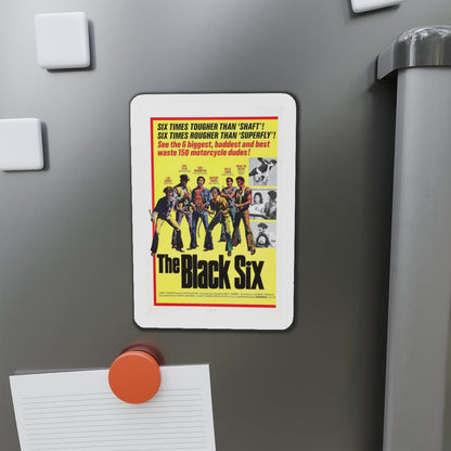 THE BLACK SIX 1974 Movie Poster - Refrigerator Magnet-The Sticker Space