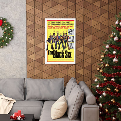 THE BLACK SIX 1974 - Paper Movie Poster-The Sticker Space