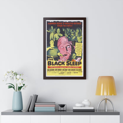 THE BLACK SLEEP 1956 - Framed Movie Poster-The Sticker Space