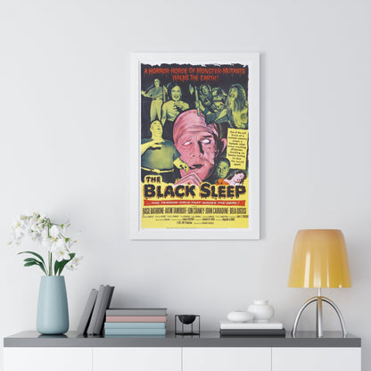 THE BLACK SLEEP 1956 - Framed Movie Poster-The Sticker Space