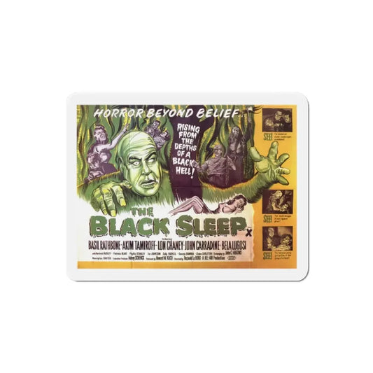 The Black Sleep 1956 Movie Poster Refrigerator Magnet 2 Inch - The Sticker Space