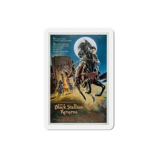 The Black Stallion Returns 1983 Movie Poster Refrigerator Magnet 2 Inch - The Sticker Space