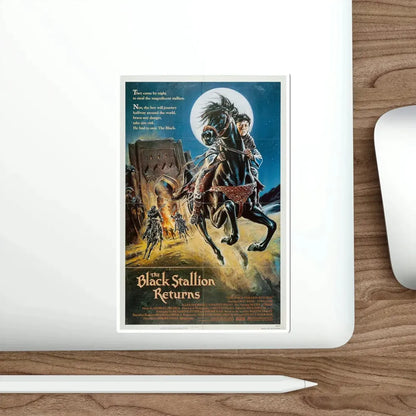 The Black Stallion Returns 1983 Movie Poster STICKER Vinyl Die-Cut Decal - The Sticker Space