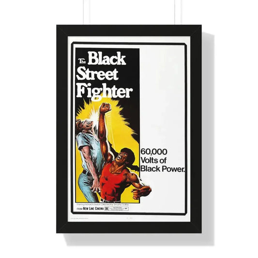 THE BLACK STREETFIGHTER (BOGARD) 1974 - Framed Movie Poster 16″ x 24″ Black - The Sticker Space