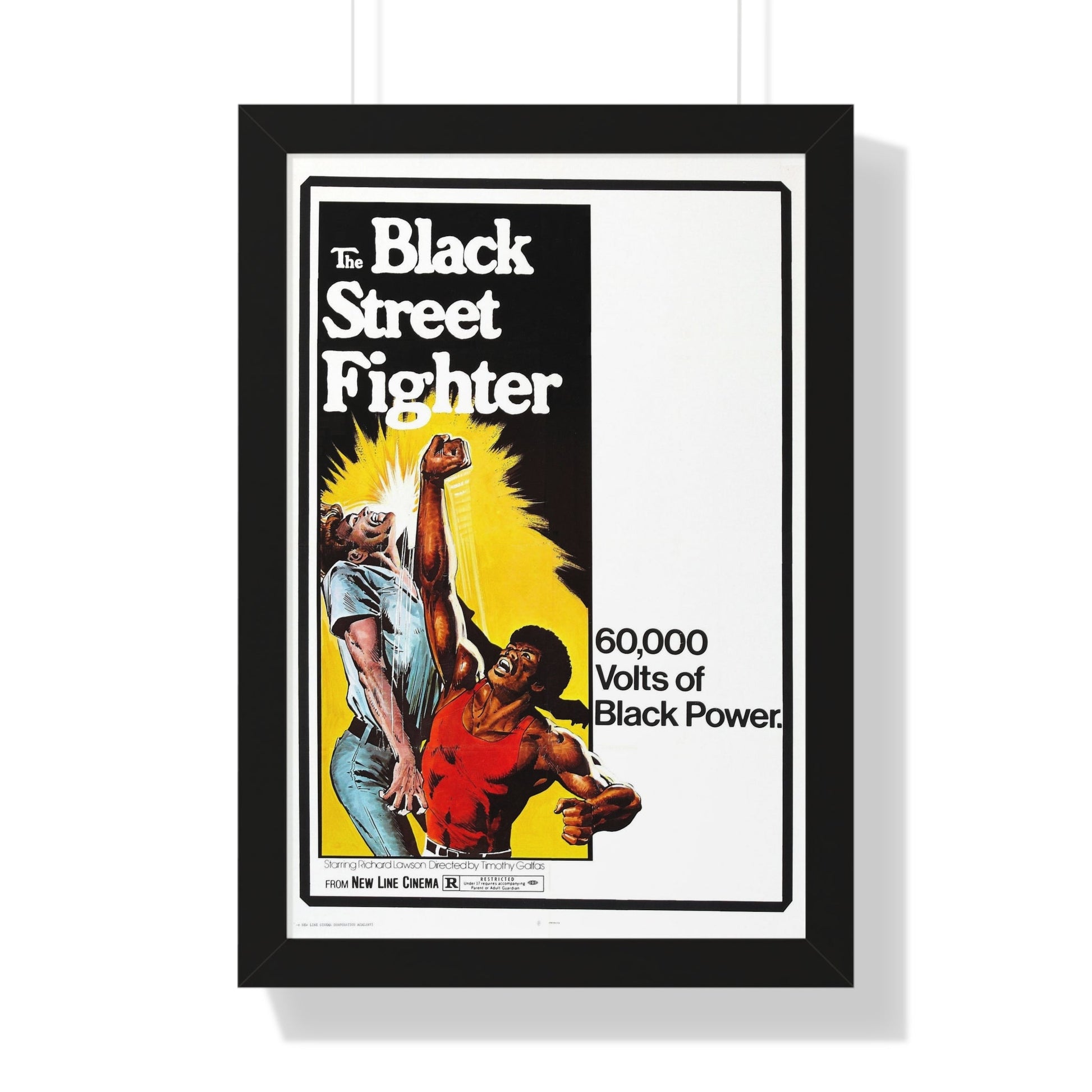 THE BLACK STREETFIGHTER (BOGARD) 1974 - Framed Movie Poster-16″ x 24″-The Sticker Space