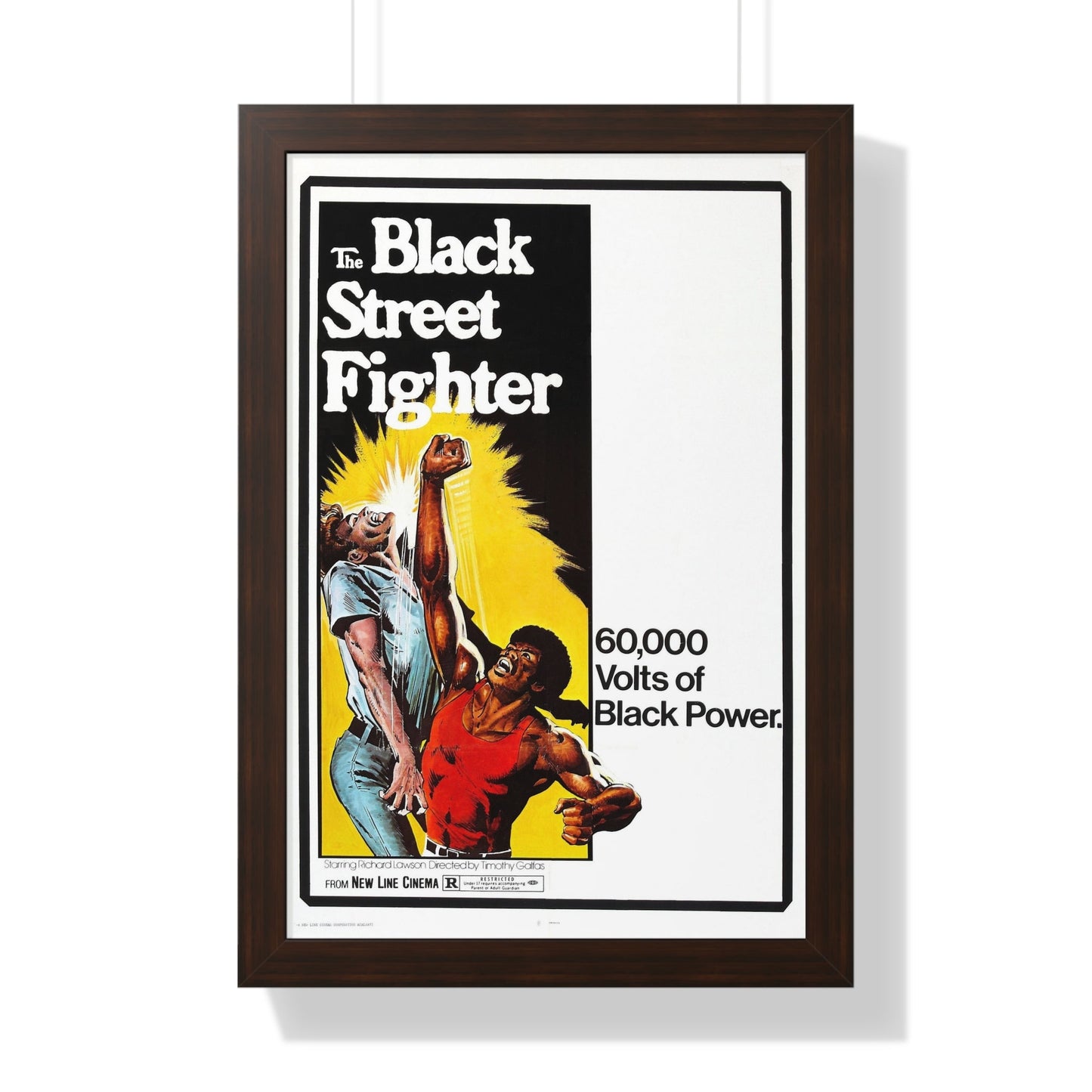 THE BLACK STREETFIGHTER (BOGARD) 1974 - Framed Movie Poster-16″ x 24″-The Sticker Space