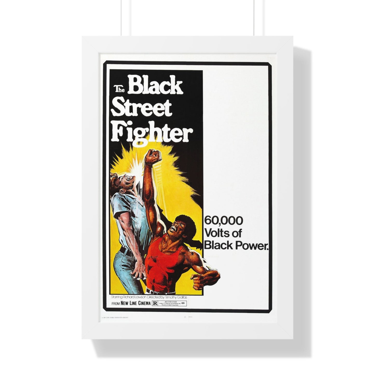 THE BLACK STREETFIGHTER (BOGARD) 1974 - Framed Movie Poster-16″ x 24″-The Sticker Space