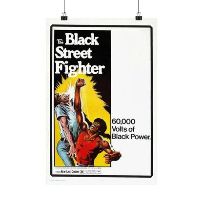THE BLACK STREETFIGHTER (BOGARD) 1974 - Paper Movie Poster 12″ x 18″ Matte - The Sticker Space