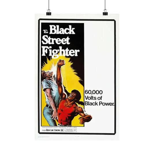 THE BLACK STREETFIGHTER (BOGARD) 1974 - Paper Movie Poster 12″ x 18″ Matte - The Sticker Space