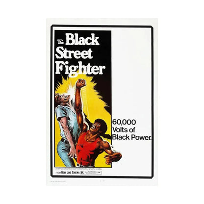 THE BLACK STREETFIGHTER (BOGARD) 1974 - Paper Movie Poster - The Sticker Space