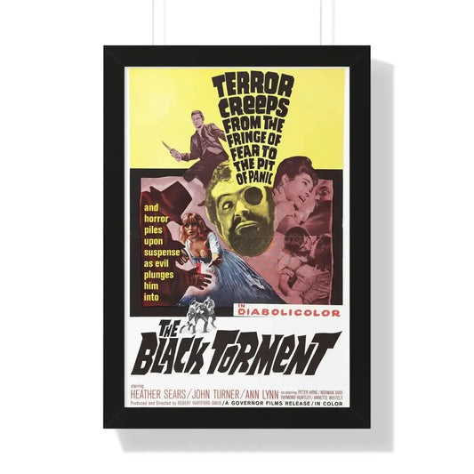 THE BLACK TORMENT 1964 - Framed Movie Poster 16″ x 24″ Black - The Sticker Space