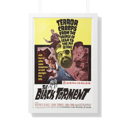 THE BLACK TORMENT 1964 - Framed Movie Poster 20" x 30" White - The Sticker Space