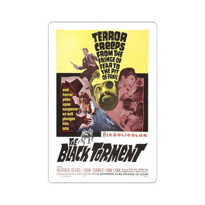 THE BLACK TORMENT 1964 Movie Poster - STICKER Vinyl Kiss-Cut Decal 3 Inch White - The Sticker Space