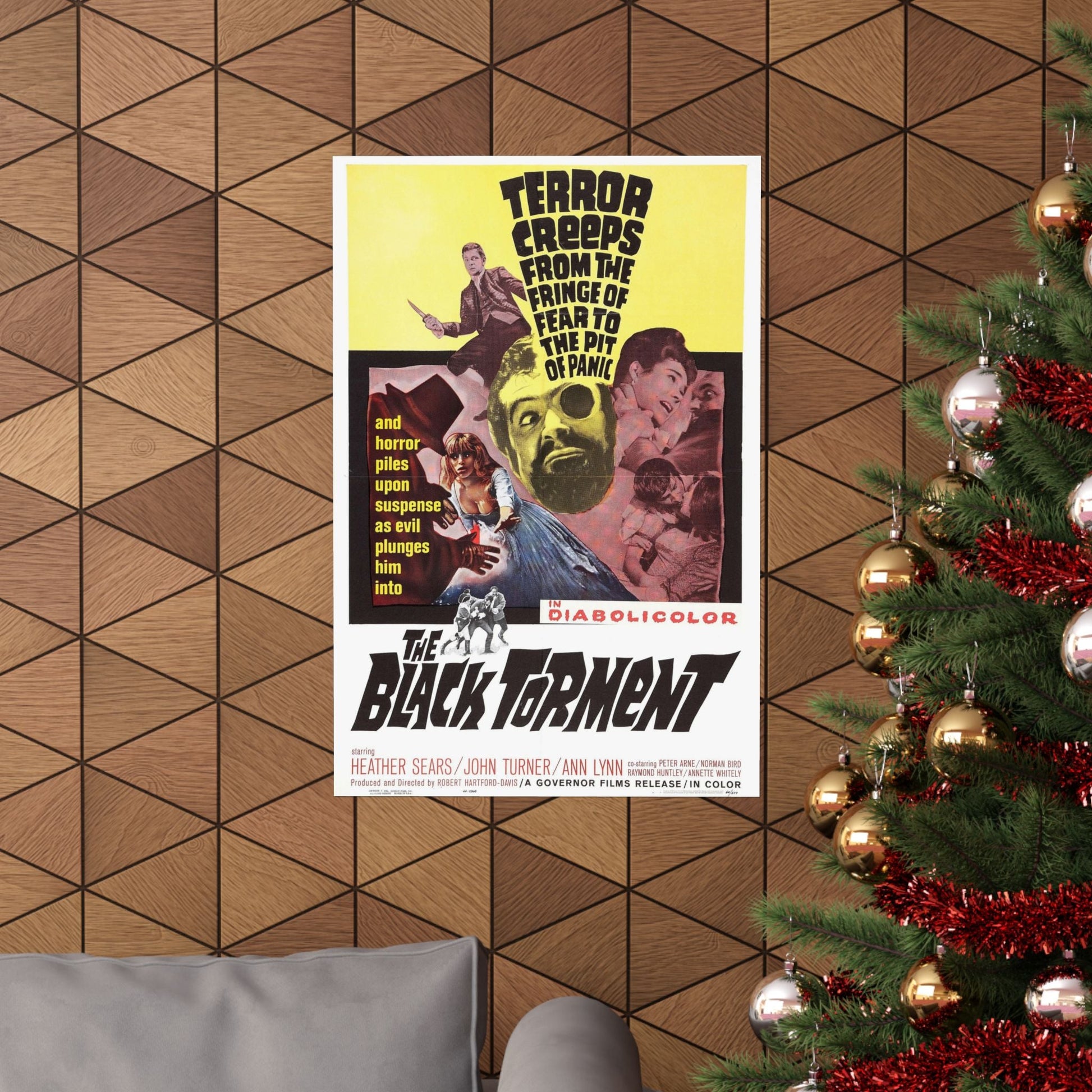 THE BLACK TORMENT 1964 - Paper Movie Poster-The Sticker Space