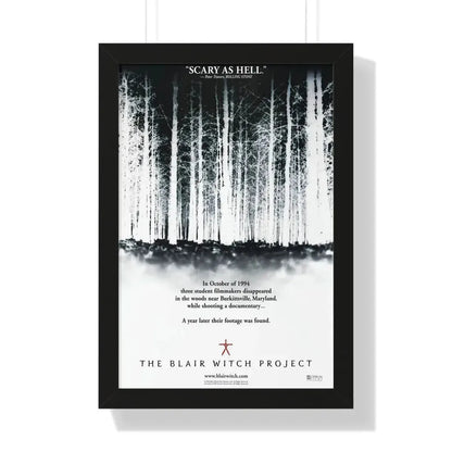 THE BLAIR WITCH PROJECT 1999 - Framed Movie Poster 16″ x 24″ Black - The Sticker Space