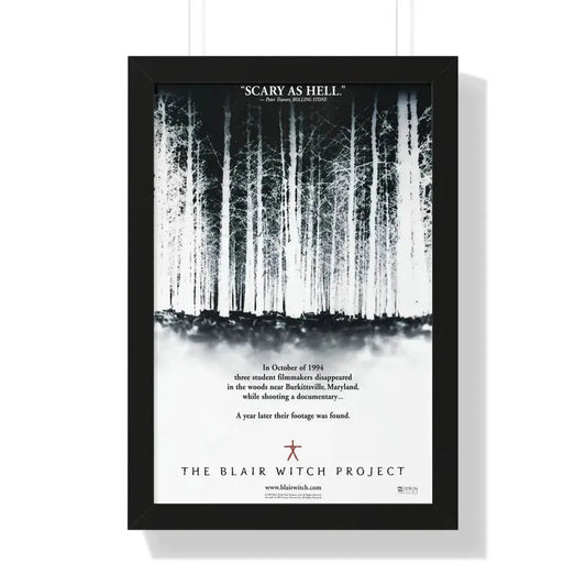 THE BLAIR WITCH PROJECT 1999 - Framed Movie Poster 16″ x 24″ Black - The Sticker Space