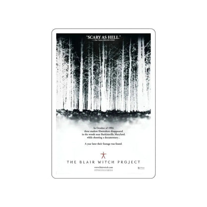 THE BLAIR WITCH PROJECT 1999 Movie Poster STICKER Vinyl Die-Cut Decal 3 Inch - The Sticker Space