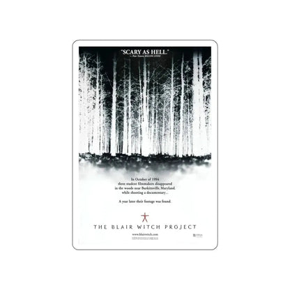 THE BLAIR WITCH PROJECT 1999 Movie Poster STICKER Vinyl Die-Cut Decal 4 Inch - The Sticker Space