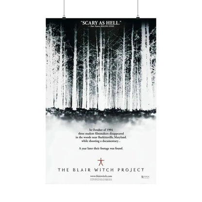 THE BLAIR WITCH PROJECT 1999 - Paper Movie Poster 24″ x 36″ Matte - The Sticker Space